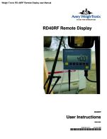 RD-40RF Remote Display user